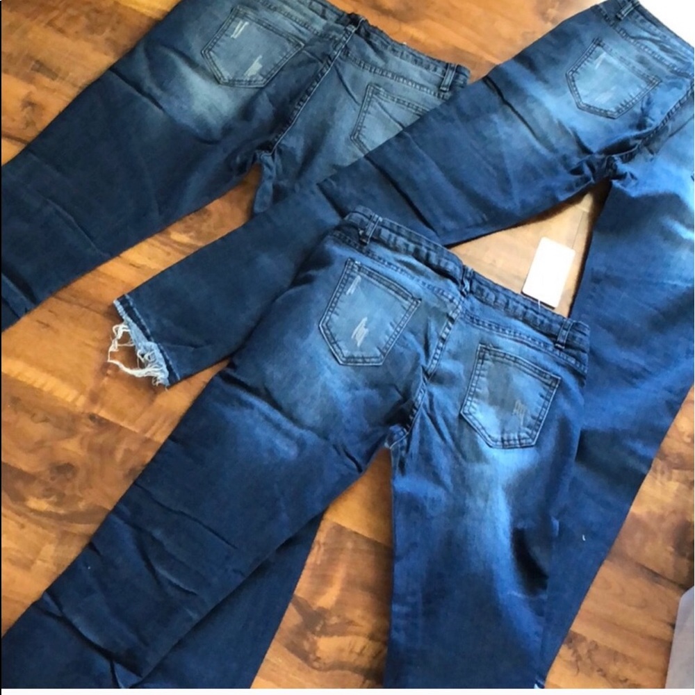 NEW MOTO DESTROYED JEANS - Picture 5 of 5